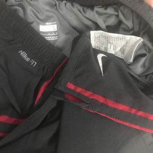 Black Nike Dri-Fit Shorts With Red Line compressio