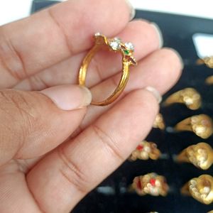 Only Ring 💍 (Golden) Only15/-