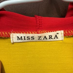 Mustard & Red Color Sweatshirt (PolyCotton)