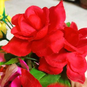 Fruit Basket And Flower Combo