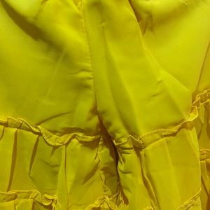 Beautiful Yellow Baby Girl Sharara Dress