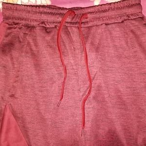 Active Wear Maroon Unisex Shorts