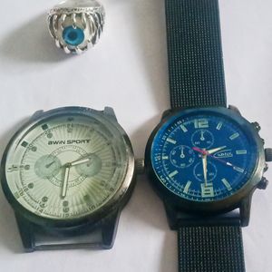 Combo 2 Watch And 1 Ring