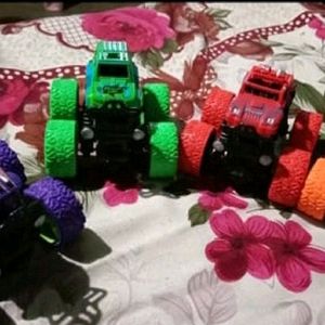 (Pack Of 4 ) New Mini Monster Truck Car Any Colour