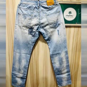 Dsquared2 Blue Distressed Jeans