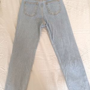 Ice Blue Straight Jeans