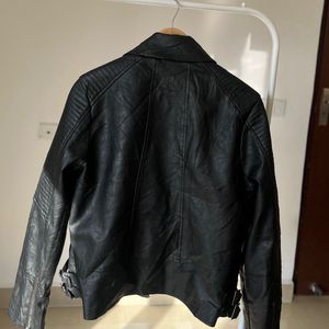 NEXT BIKER JACKET Black FAUX LEATHER