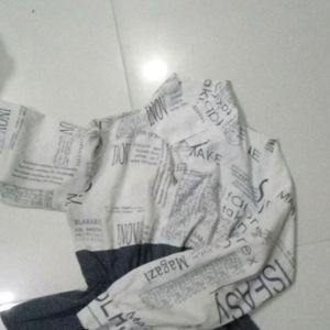 A Elegant "Newspaper" Top