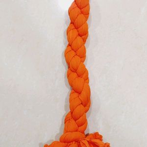 Chiffon Ink Orange Color Casual Dupatta For Girls