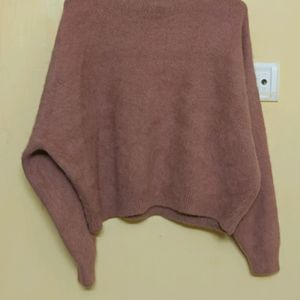 Dark Peach Wool Sweater