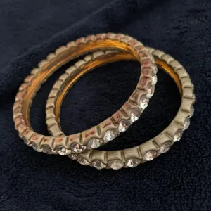 Lacquer Bangles With Stones