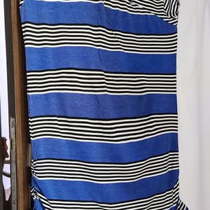 Blue Strips Women Tee