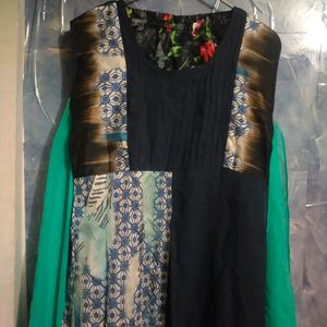 Indowestern Dress With Skirt