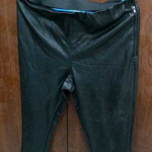 Leather Stretchable Trouser Trousers Pant Jeans