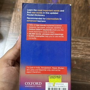 Oxford Learner’s Pocket Dictionary