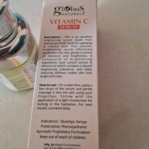 Globus Natural Vitamin C Face Serum