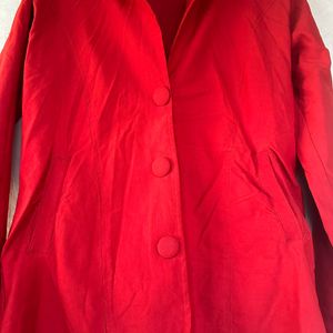 WOMEN RED COAT/BLAZER