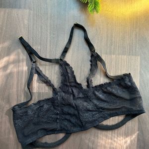 Front Cut Out Bra