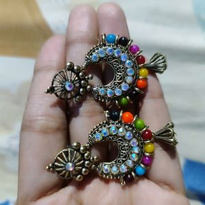 Beautiful Multi Colour Jhumka