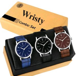 New With Tag Trendy Analogue Watch Combo Set Of 3