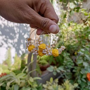 Handmade Haldi Earrings