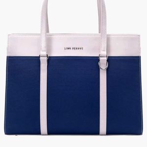 Lino Perros White Big Tote Hand Bag Clutch