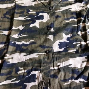 Army Printed Top