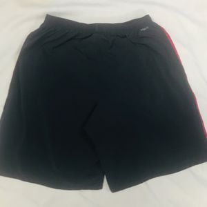 Black Nike Dri-Fit Shorts With Red Line compressio