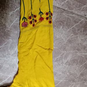 Yellow Ethnic Kurti