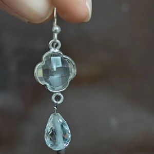 92.5 Clear Quartz Dangler