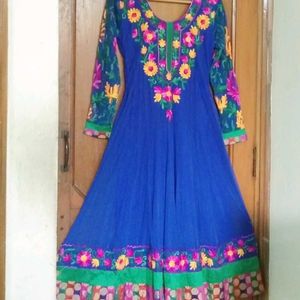 BRAND New Anarkali long dress with embroidery