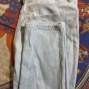 F&F Men Baggy Jeans Light Blue