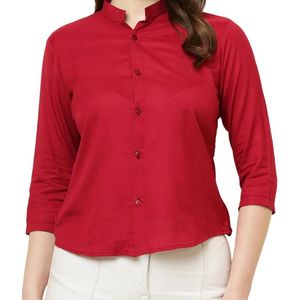 Branded Maroon Shirt  (Women)