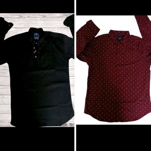 Diwlai Sale😍2 Men Shirts For College And Office