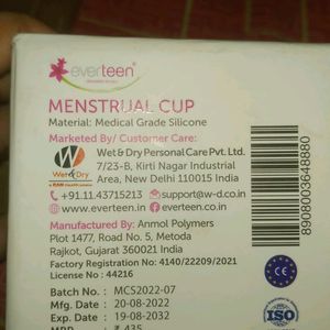 Everteen's Menstrual Cup