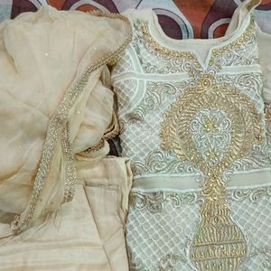 Golden Kurta Set 3pc