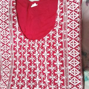 Rose Pink Kurta With Mirrors💖