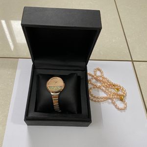 Brand New OMAX Rose Gold Studded Ladies Watch