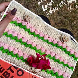 Crochet Book/ipad Cover🌷