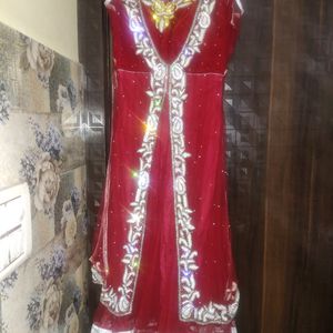 Anarkali Jacket Kurti Set