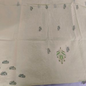 Lemon Green Dress Material With Dupatta