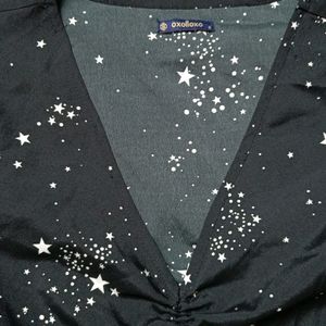 Get Free Delivery On This Starry Black Top. No Damage.