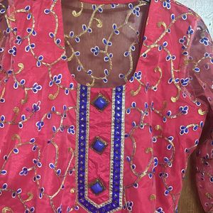 Embroidery Festive Wear Kurta