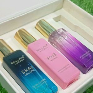 Bellavita Perfume | Date | Skai | Rose | Pack Of 3