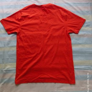 Orange Color T Shirt For Both Male And Female