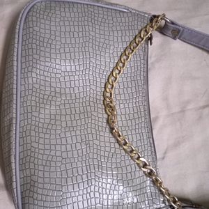 Chain Baguette Shoulder Bag