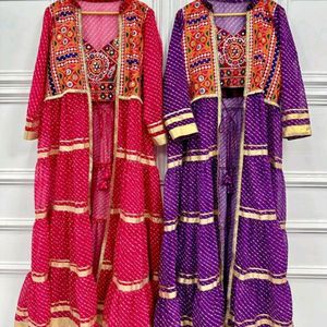 Navratri Special Shrug And Blouse