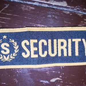 Badge Embroidered Security Guard Badges