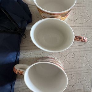 Set Of 3 Coffee Cups Unused