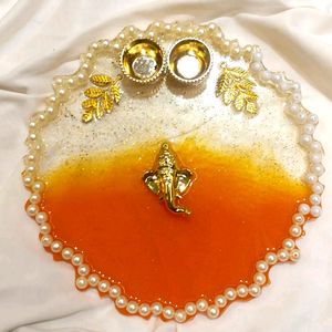 Resin Diwali Platter ,,Key Ring & Bookmark Combo